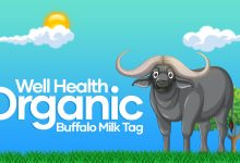 WellHealthOrganic Buffalo Milk Tag