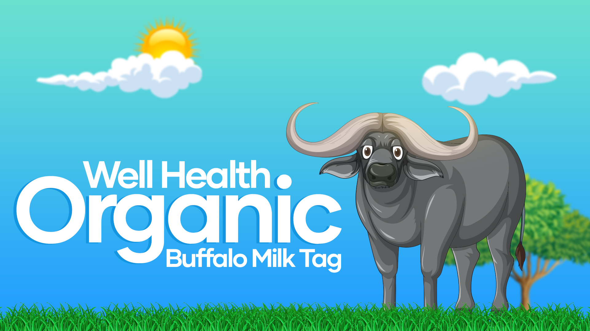 WellHealthOrganic Buffalo Milk Tag